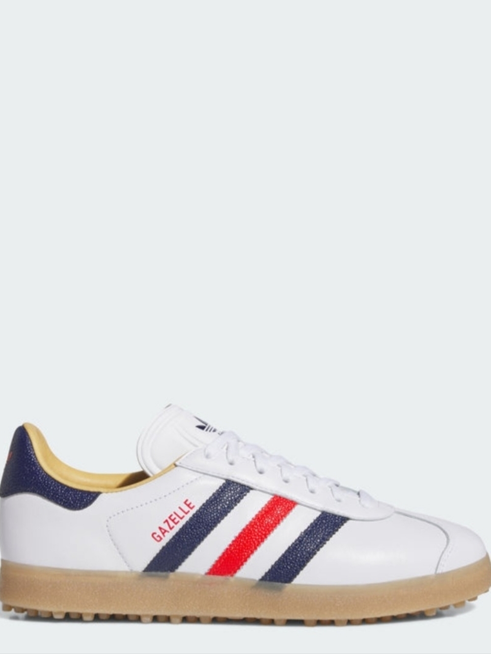 Adidas Gazelle Leather Spikeless Golf Shoes View 2